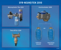 Drei praktische Neuheiten präsentiert die SYR Hans Sasserath & Co. KG auf den diesjährigen Frühjahrsmessen: Neben dem HeizungsCenter Plus und dem Flanschfilter 6380 zählt zukünftig auch das AnschlussCenter zum Produktportfolio des Korschenbroicher Unternehmens. Das neue Modul-System ermöglicht sowohl den unkomplizierten Anschluss der Heizungswasserenthärtung als auch der Heizungswasser-Vollentsalzung und verfügt über einen digitalen Wasserzähler, der jederzeit die aktuelle Kapazität der Kartuschen anzeigt. Bild: SYR 
