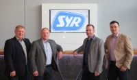 Geschäftsführer Martin Leitner (2.v.l) mit seinem Team Alois Magg, Michael Biela und Oliver Brandner (v.l.n.r) bilden die neue SYR Austria GmbH.<br />Bild: SYR
