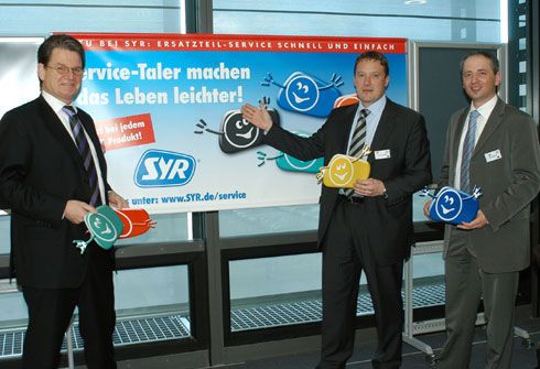 (v.l.) Willi Hecking, SYR-Geschäftsführer, Peter Gormanns,...