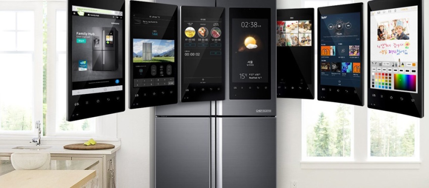 Ein smarter Kühlschrank passt gut ins smarte Heim....