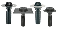 <b>Vielseitig:</b> Der Sanierungs-Dachablauf von Dallmer in den Ausführungen Schraubflansch, DallBit, PVC und FPO.