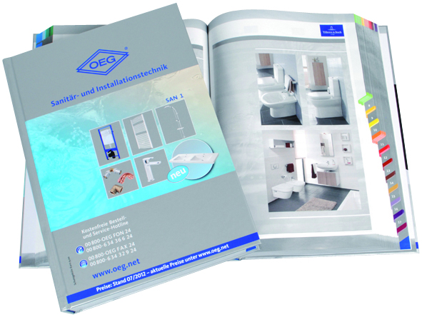 Der OEG Sanitärkatalog in neuer Auflage