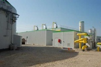 Gasaufbereitung in einer Biomethananlage der  Schmack Biogas AG. Foto: Schmack Biogas