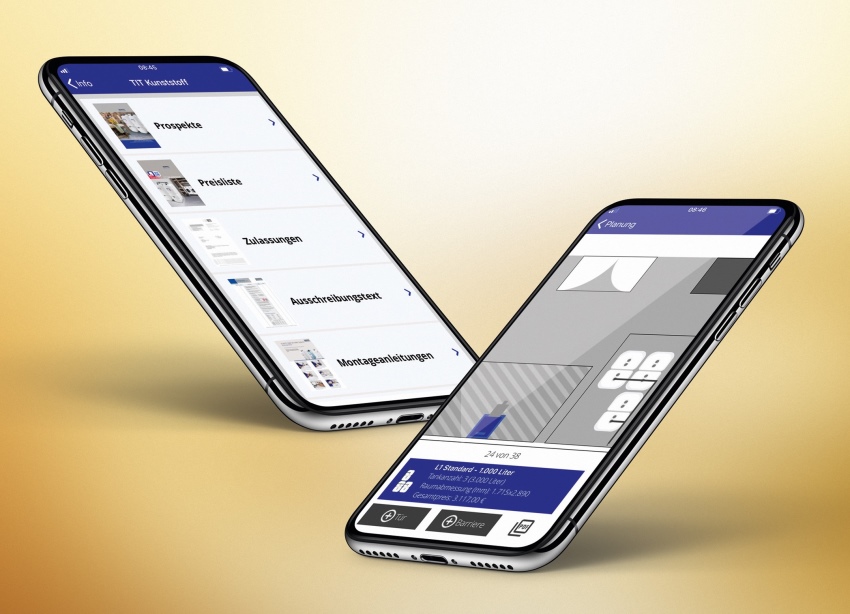 Mit der neuen App „Schütz Heizöl-Lagersysteme“ lassen...