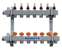 Schütz Energy Systems stellt mit Dynomatic einen neuen, selbstregulierenden Heizkreisverteiler mit automatischer Durchflussregelung vor. Mit Dynomatic wird der Durchfluss der einzelnen Heizkreise einmalig am Rücklaufventil eingestellt.<br />