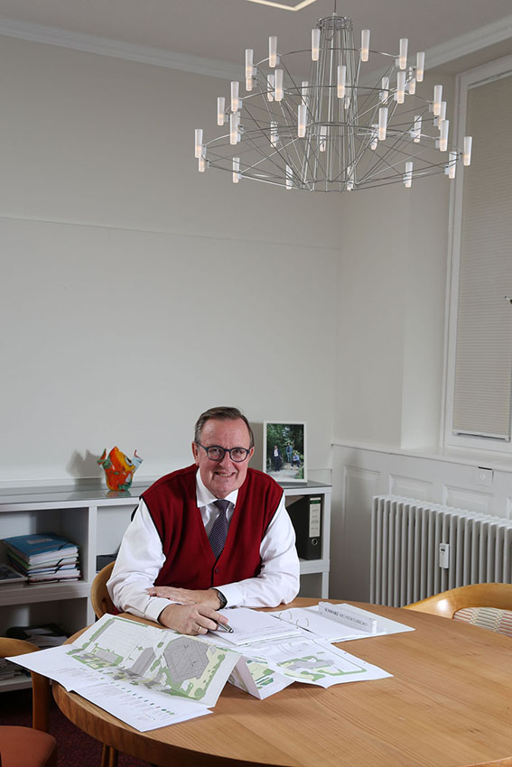 Architekt Hans-Günther Schwarz ist bereits in zweiter...