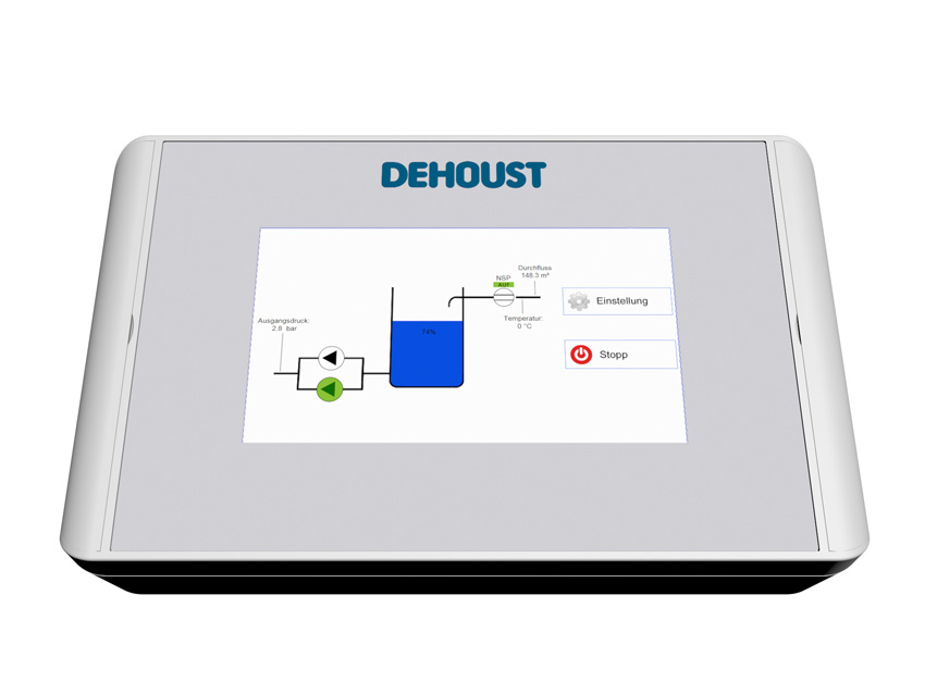 Die neue Steuerung „DehoustConnect“ macht die Einstellung...