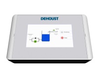 Die neue Steuerung „DehoustConnect“ macht die Einstellung und Überwachung einfach: Durch den 7“-Touchscreen mit grafischer Anzeige ist die Bedienung so intuitiv wie bei einem Smartphone.