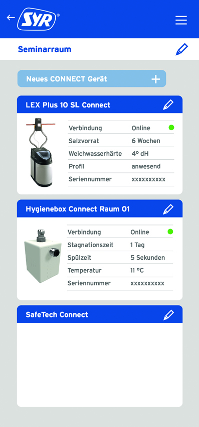 Neue Geräte und Armaturen können sofort integriert,...
