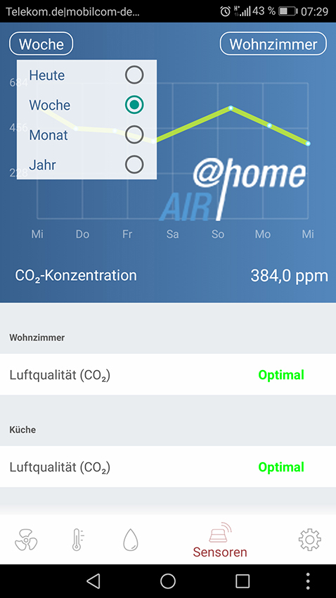 Mit <b>air@home</b> lässt sich ganz bequem z.B. der...