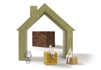 Nicht nur im Holzbau: Eine Dämmung aus Mineralwolle.......