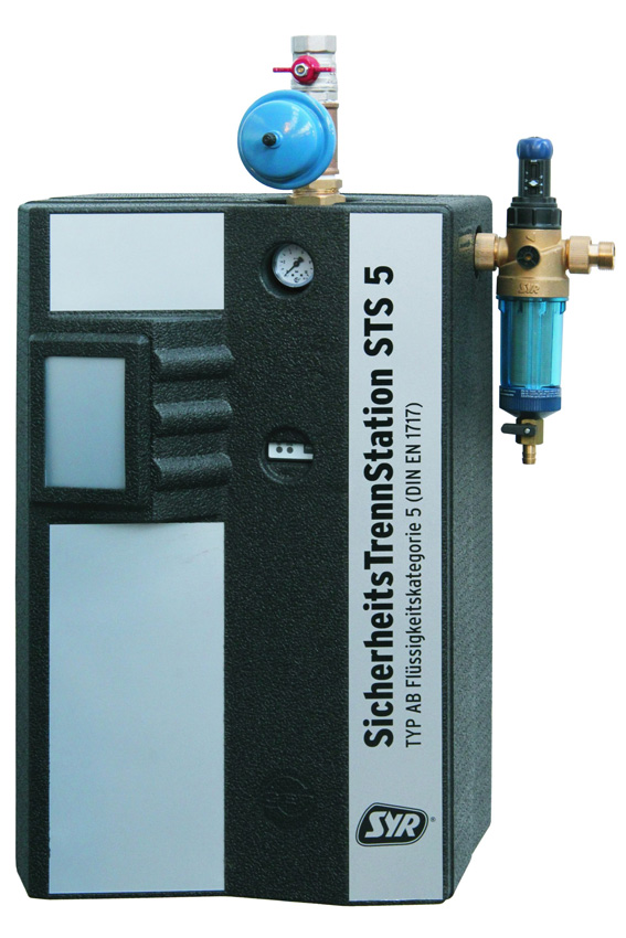 Die SYR SicherheitsTrennStation STS 5 schützt Trinkwasser...