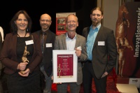 Platz 1: Der Feinstaub-Messkoffer erhielt den Innovationspreis der Stadt Göttingen 2013. Bild: Wolfgang Beisert, Göttingen 