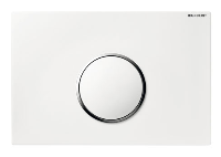 Design auf den Punkt gebracht: Die eleganten Betätigungsplatte Sigma10 (Ein-Mengen-Spülung)