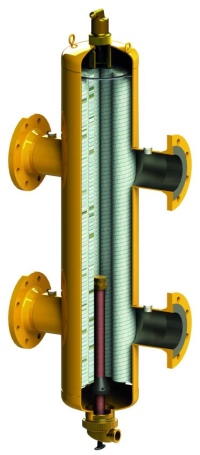 Die neue SpiroCross XC-M: Integriert in der hydraulischen Weiche sind Luft- und Schlammabscheidung – inklusive Magnet.<br />Bild: Spirotech, Helmond/Düsseldorf<br />