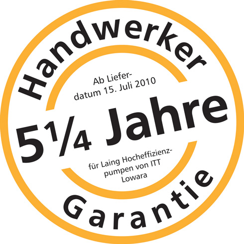 Die verlängerte Garantie gilt ab Lieferdatum 15. Juli...