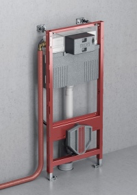 Das TECEprofil WC-Modul mit Universalspülkasten wurde ein paar Upgrades in Funktion und Handling unterzogen, um den Einbau noch schneller und sicherer zu gestalten.