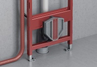 Ein neuer Rohbauschutz aus Styropor bewahrt auch die Spül- und Abwasseranschlüsse, sowie den Anschlussbereich für Strom und Dusch-WC sicher vor Verschmutzungen und Baustellenstaub.