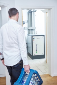 Wie alle neoTower-Geräte zeichnet sich auch das Modell Living 2.0 durch besondere Geräuscharmut aus und ist somit wohnraumkompatibel<br />Bilder: RMB/ENERGIE GmbH, Saterland