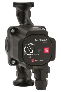 Die flexible Heizungsumwälzpumpe TacoFlow2 ADAPT: Alle 30 Minuten wird die Pumpendrehzahl automatisch an die Umgebungsbedingungen angepasst.<br />Bilder: Taconova