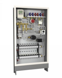 Die neue Kombi-Station TacoTherm Dual 15 erwärmt das Trinkwasser im Durchflussprinzip und versorgt gleichzeitig ein Niedertemperatur-Heizsystem.