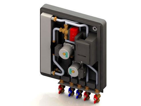 Megasphere: Schichtspeicher-Ladestation für Pufferspeichersystem...