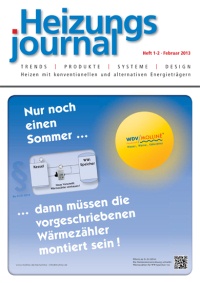 Informationen, Interviews, Berichte und Fachbeiträge rund um die Wärmeerzeugung und -verteilung. Heizen mit konventionellen und alternativen Energieträgern. Über all diese Themen informiert das neue HeizungsJournal. 