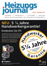 Informationen, Interviews, Berichte und Fachbeitr&auml;ge rund um die W&auml;rmeerzeugung und -verteilung. Heizen mit konventionellen und alternativen Energietr&auml;gern. &Uuml;ber all dieses informiert das neue Heizungsjournal. 