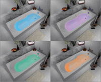 So verwandelt Touch Light jede Glamü Badewanne mit.......