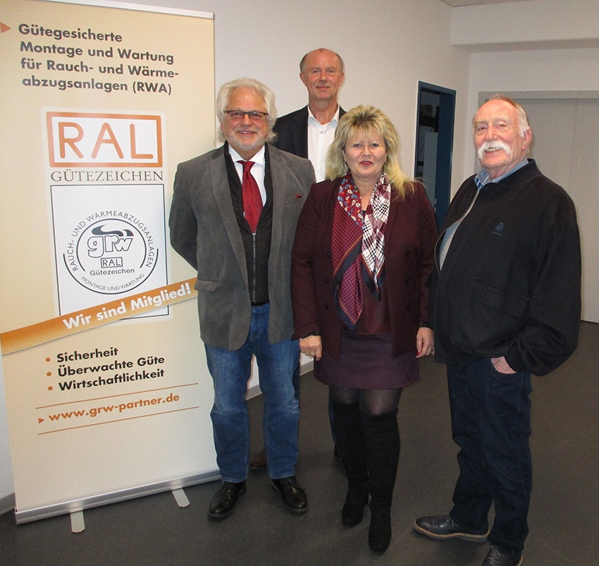 Das GRW-Führungsteam von links: Kurt Seifert Vorstandsvorsitzender);...