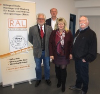 Das GRW-Führungsteam von links: Kurt Seifert Vorstandsvorsitzender);.......