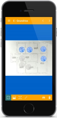 Fachhandwerker können mit der HSEmobile App schnell und einfach eine Modellplanung für Uponor Flächenheizsysteme durchführen und dann innerhalb kürzester Zeit ein Angebot erstellen.<br />Bilder: Uponor
