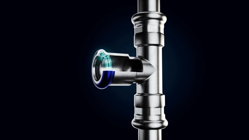 Die intelligente Hygienespülung Uponor Motion sorgtfür...