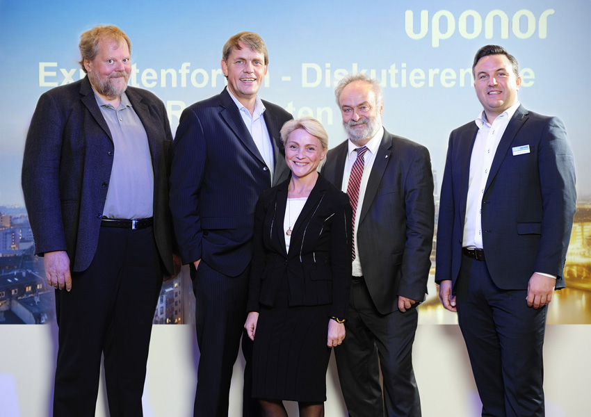Im Anschluss an die Vorträge standen die Referenten...