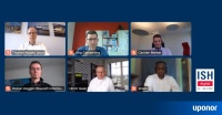 Viele Besucher verfolgten die Round Tables und Web Sessions von Uponor auf der digitalen ISH 2021.<br />Bilder: Uponor