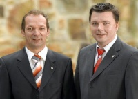 Die beiden neuen Vice Presidents, die die Geschäftsleitung von Uponor Zentraleuropa verstärken: Georg Goldbach (links) und Volker Zembold. 