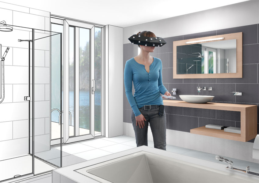 Kostenlose Ausstellung: Mit der 3D-Raumbrille kann...