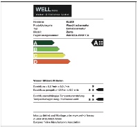 Die neuen WELL Label helfen, den Wasserverbrauch eines.......