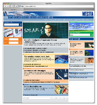 WESTFA Internetauftritt
