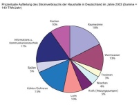 Die Aufteilung des Stromverbrauchs privater Haushalte.......