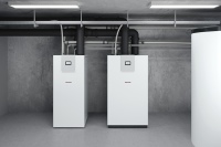 WPE-I H Premium von Stiebel Eltron: Erdreich-Wärmepumpen mit Inverterregelung für große Bedarfe bis zu 1,4 Megawatt. <br />Bild: Stiebel Eltron