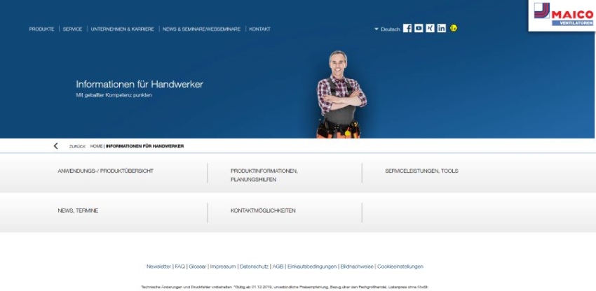 Mit der MAICO Website <a href="Mit der MAICO Website...