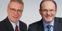 Dr. Reinhold Weiland (re.) ist seit dem 1. Juni gemeinsam mit Rupprecht Kemper Profiltech-Geschäftsführer.<br />Bild: Gebr. Kemper GmbH + Co. KG