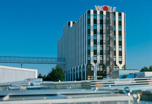 Das Bürogebäude der Wolf GmbH.