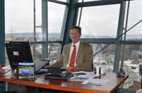 Strahlende Aussichten trotz trübem Wetter: Gerhard.......