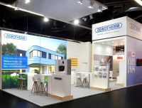 Der ZEWOTHERM Messestand in Halle 1, Stand 1B23<br />Bild: ZEWOTHERM