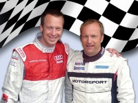 Beide auf der Überholspur zu Hause: Profi-Rennfahrer Frank Stippler (links) und Zewotherm-Inhaber Andreas Ziegler (rechts). Bilder: Zewotherm<br />