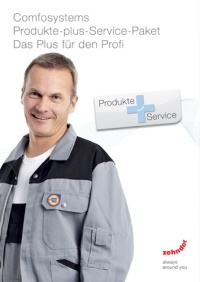 Eine übersichtliche Broschüre fasst alle Aspekte des neuen Produkte-plus-Service-Pakets um Zehnder Comfosystems zusammen. Dabei bietet der europäische Marktführer für komfortable Wohnraumlüftungssysteme dem Fachhandwerker umfassende Unterstützung in Sachen Beratung, Projektplanung, Begleitung auf der Baustelle sowie Training und Förderung.
