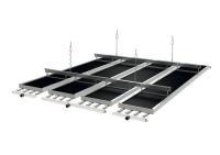 Die beliebte Deckenstrahlplatte für Hallen und Großobjekte Zehnder ZIP ist nun noch einfacher und schneller zu montieren. So werden nur noch zwei statt drei Montagesätze pro Achse benötigt, um vier Deckenmodule nebeneinander zu installieren.