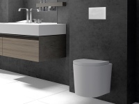 „Zero Lumo“: High End WC-Betätigungsplatte für hochwertige Bäder.<br />Bilder: MEPA - Pauli und Menden 